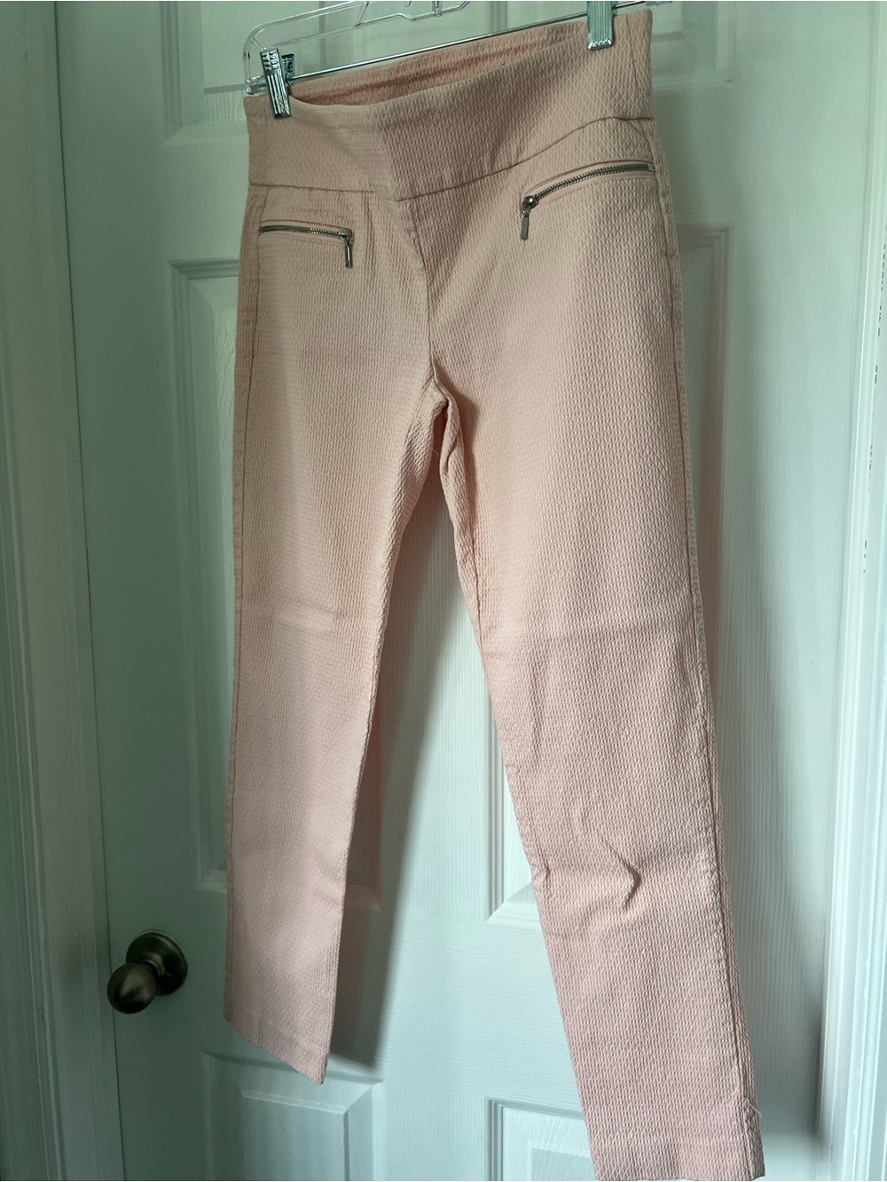 Attyre Blush Pink Textured pant - Picture 3 of 6
